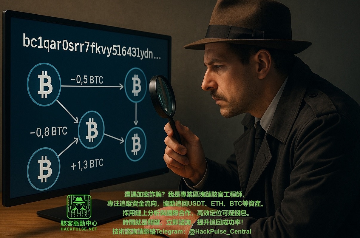 為何加密貨幣詐騙報警難以追回？從警力到技術的真相來自暗網的黑客技術服務