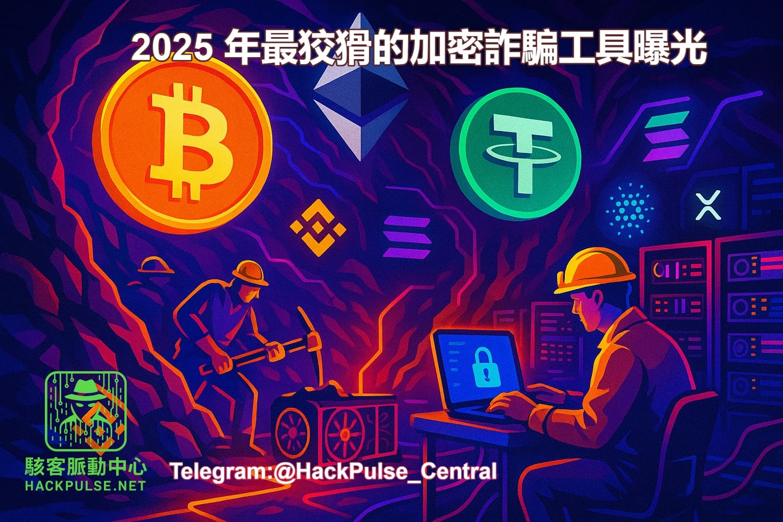 假錢包與假交易所全揭密：2025 年最狡猾的加密詐騙工具曝光來自暗網的黑客技術服務