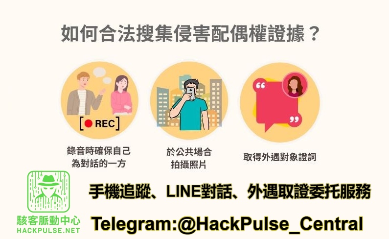 如何合法搜集侵害配偶權證據？