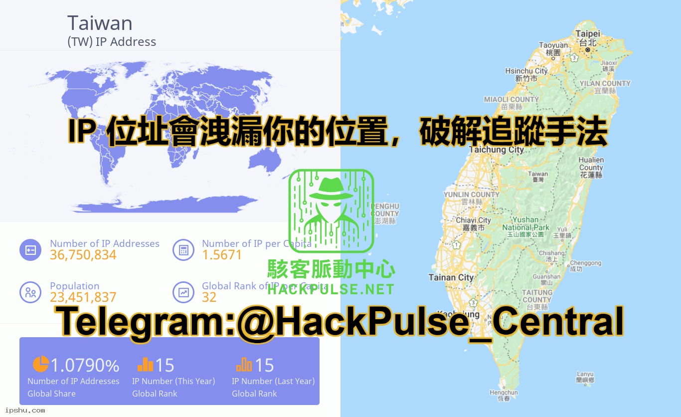 駭客追蹤 IP 就能知道你在哪?